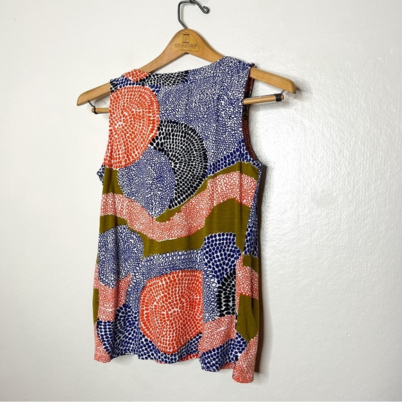 Boden Womens Colorful Abstract Print Sleeveless Tank Top 4 - Picture 8 of 8